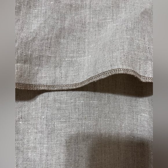 NEW i.c Collection Connie Sz L USA Linen Beige Jacket, Tank Top, & Pants 3pc Set - Picture 12 of 16